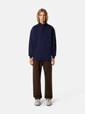Sweat-shirt coupe oversize à glissière courte avec broderie - CALVERO
