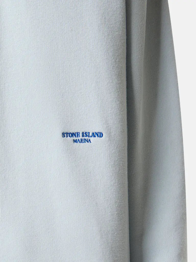 Sweat-shirt coupe oversize à glissière courte avec broderie - CALVERO