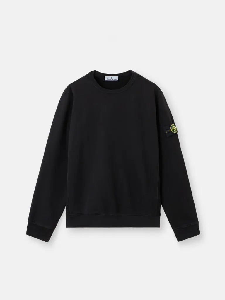 Sweat-shirt ras-du-cou coupe regular avec insertions côtelées - CALVERO