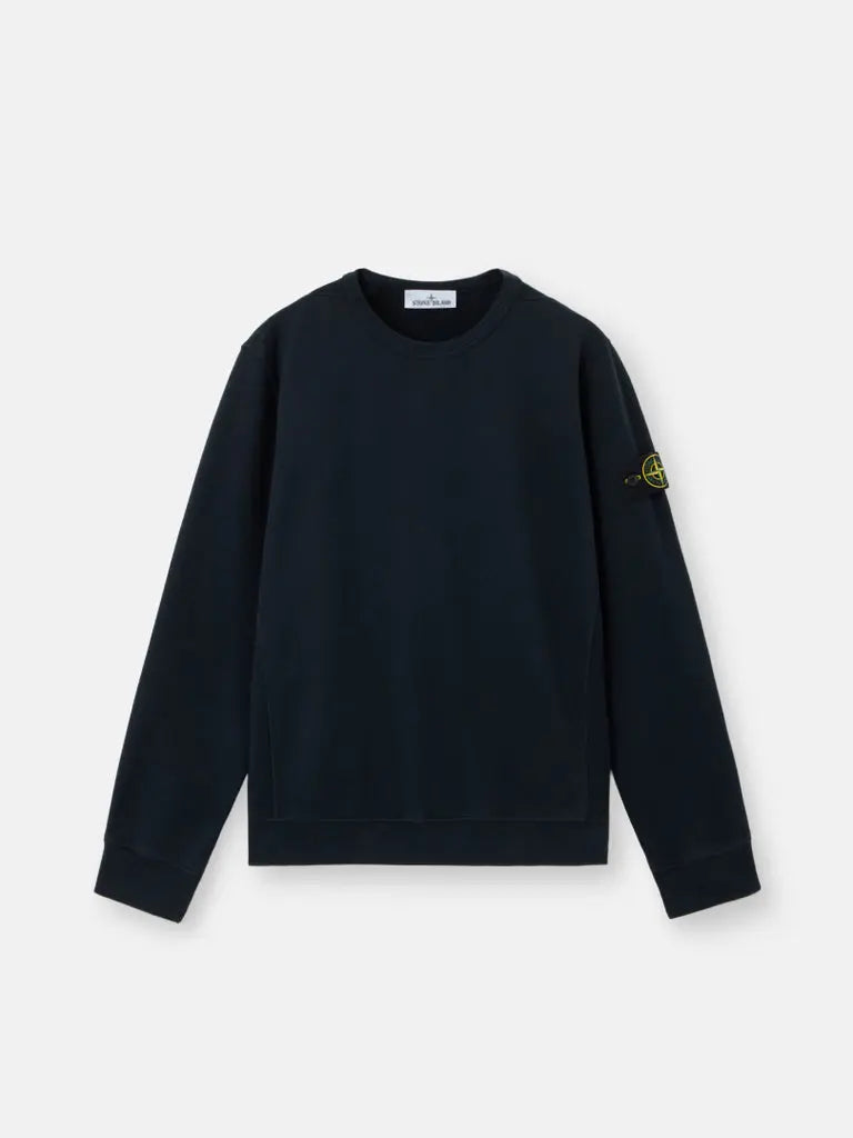 Sweat-shirt ras-du-cou coupe regular avec insertions côtelées - CALVERO