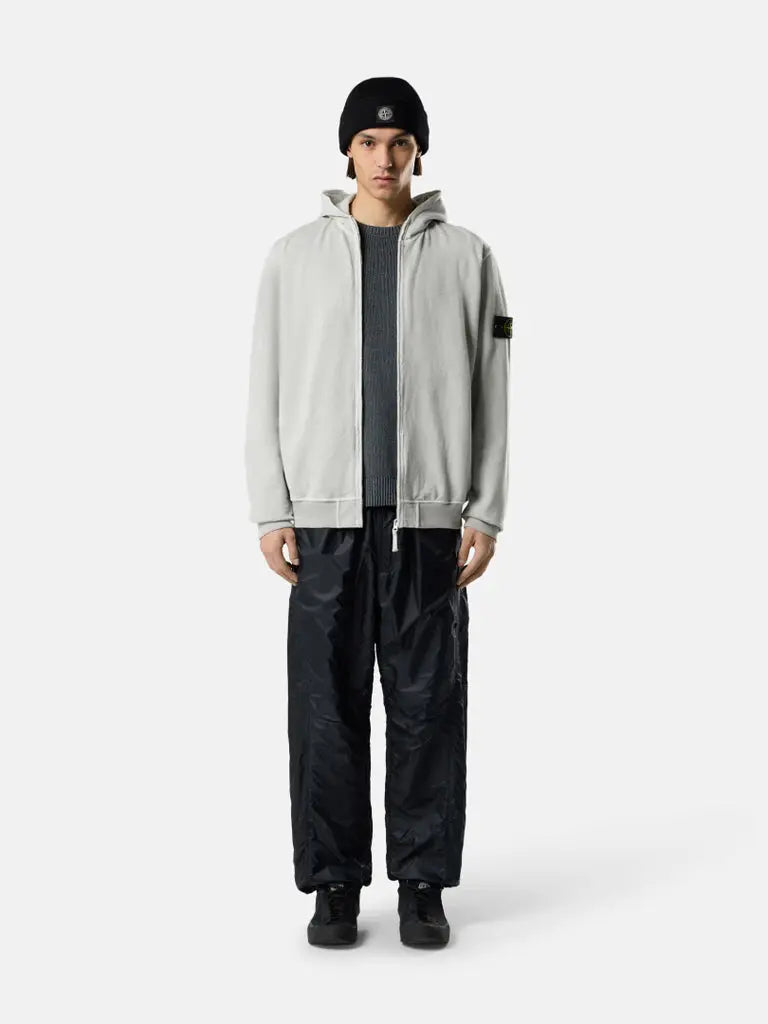 Sweat-shirt zippé à capuche coupe regular à poches - CALVERO