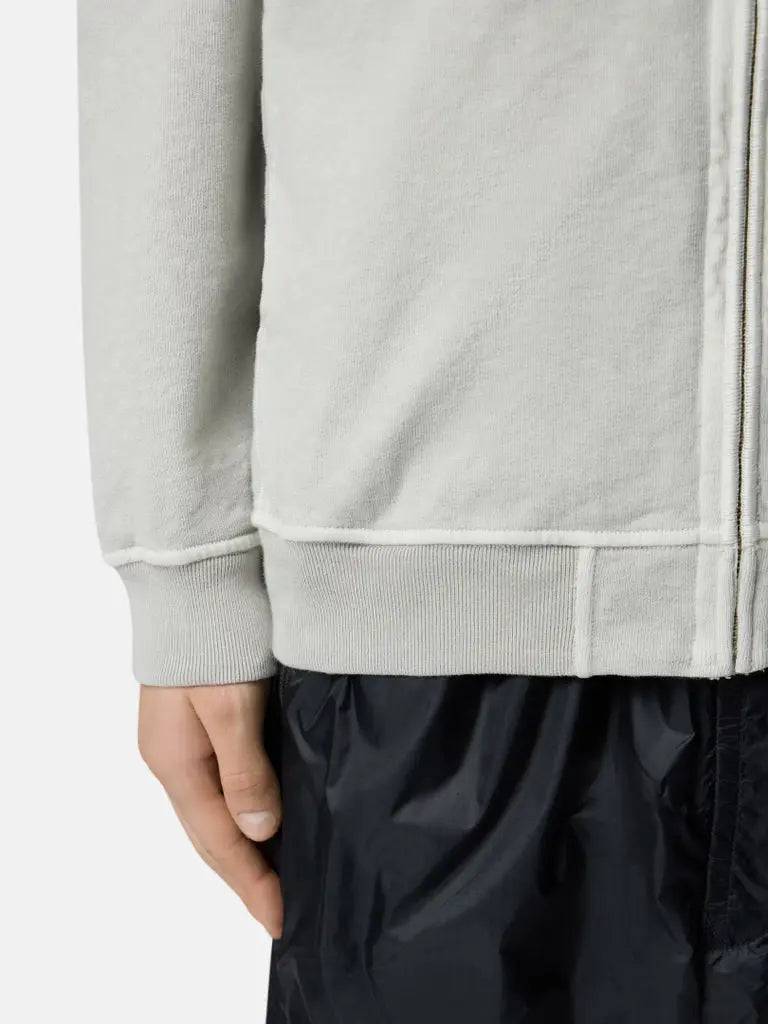 Sweat-shirt zippé à capuche coupe regular à poches - CALVERO