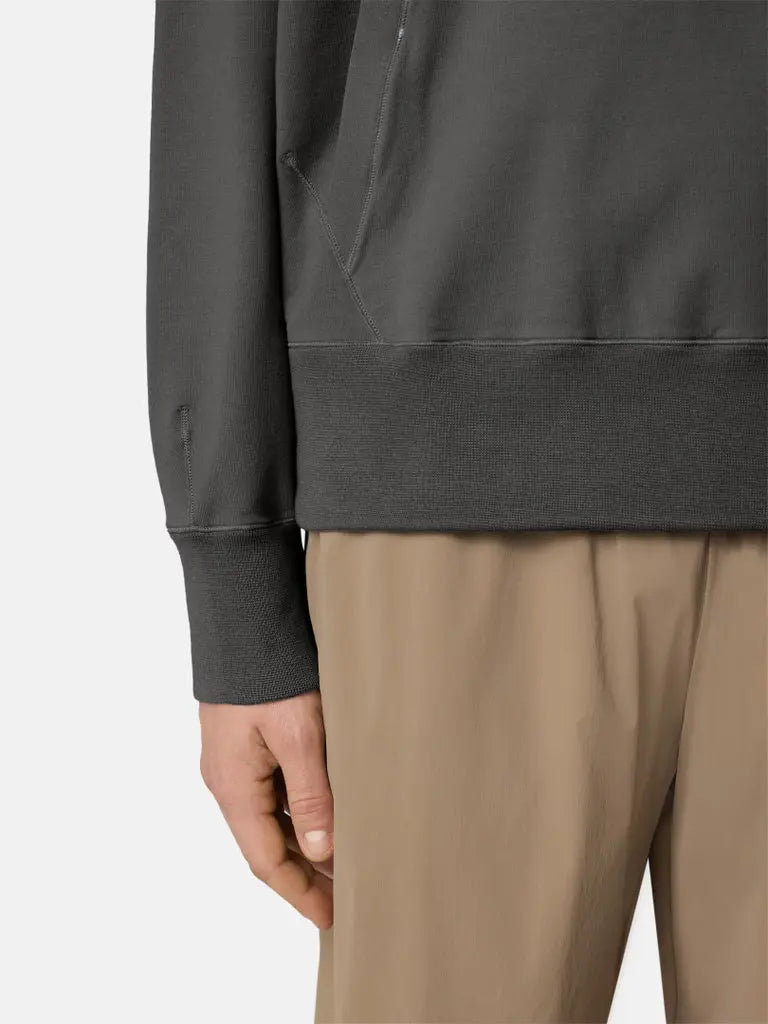 Sweat-shirt à capuche et à glissière courte, coupe regular, avec poche - CALVERO