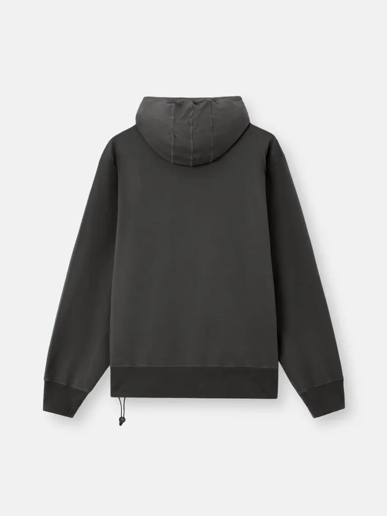 Sweat-shirt à capuche et à glissière courte, coupe regular, avec poche - CALVERO