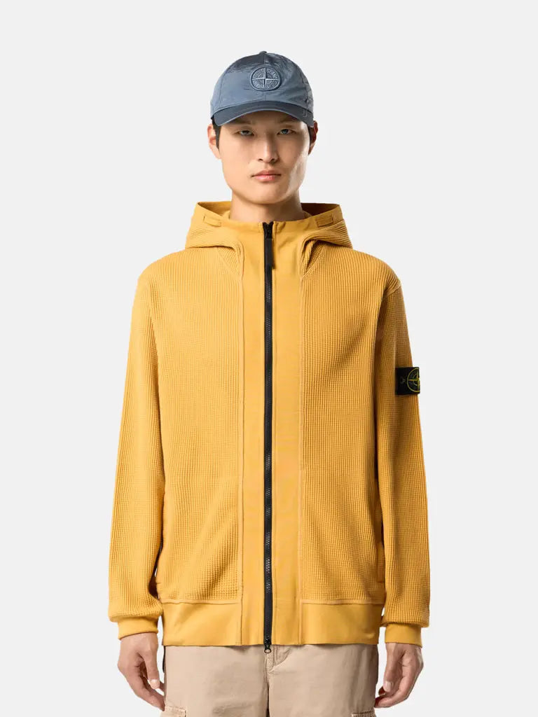Sweat-shirt zippé à capuche coupe regular à poches - CALVERO