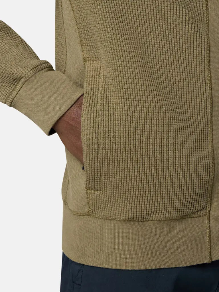 Sweat-shirt zippé à capuche coupe regular à poches - CALVERO