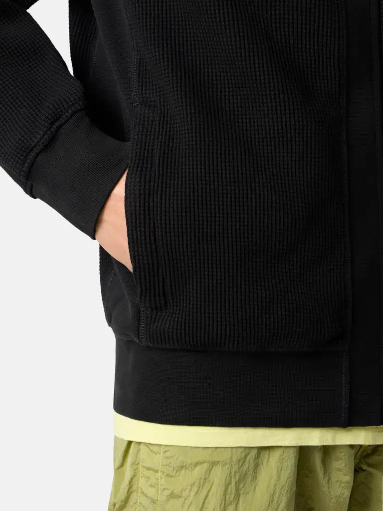 Sweat-shirt zippé à capuche coupe regular à poches - CALVERO