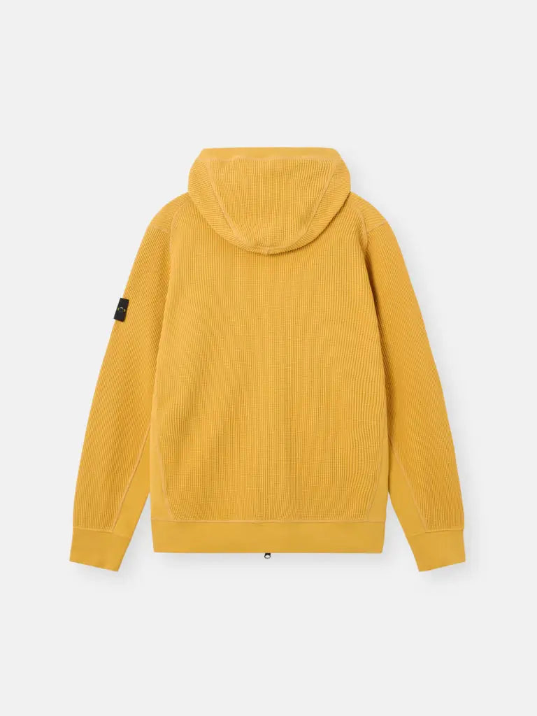 Sweat-shirt zippé à capuche coupe regular à poches - CALVERO
