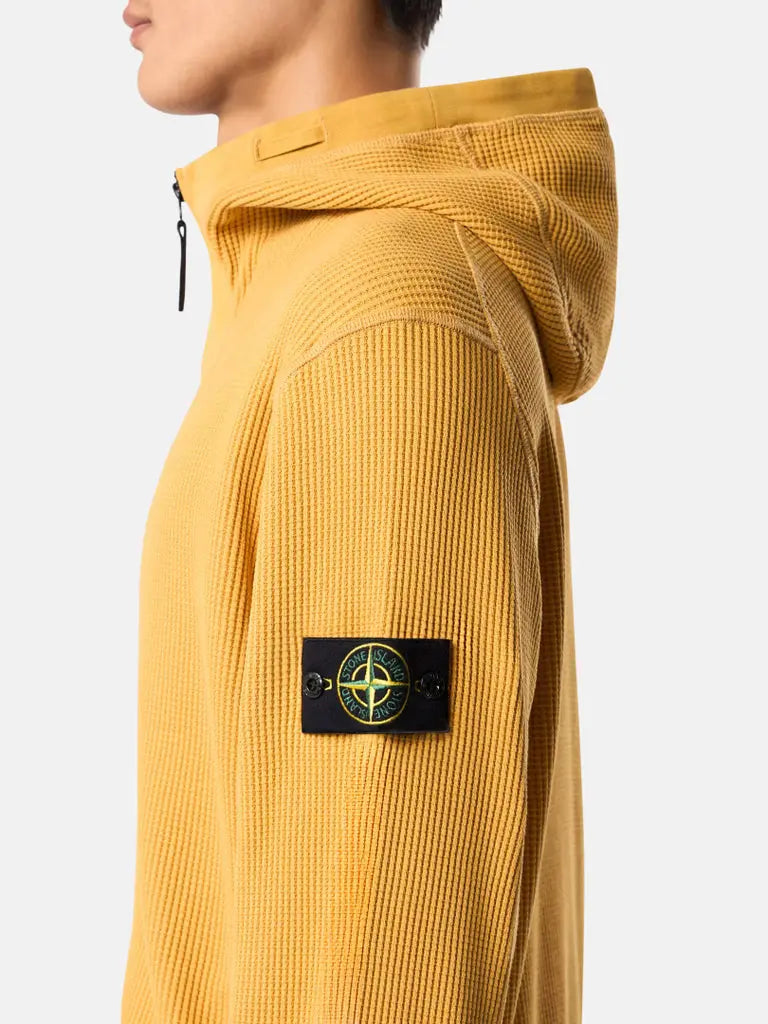 Sweat-shirt zippé à capuche coupe regular à poches - CALVERO