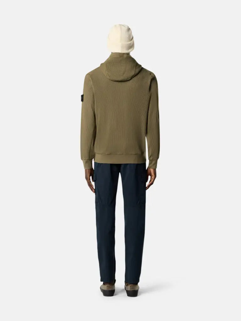 Sweat-shirt zippé à capuche coupe regular à poches - CALVERO