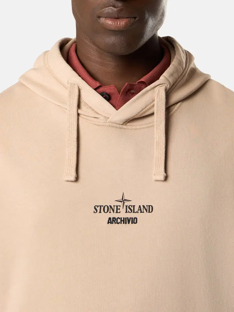 Sweat-shirt coupe regular à capuche avec imprimé « ARCHIVIO » - CALVERO