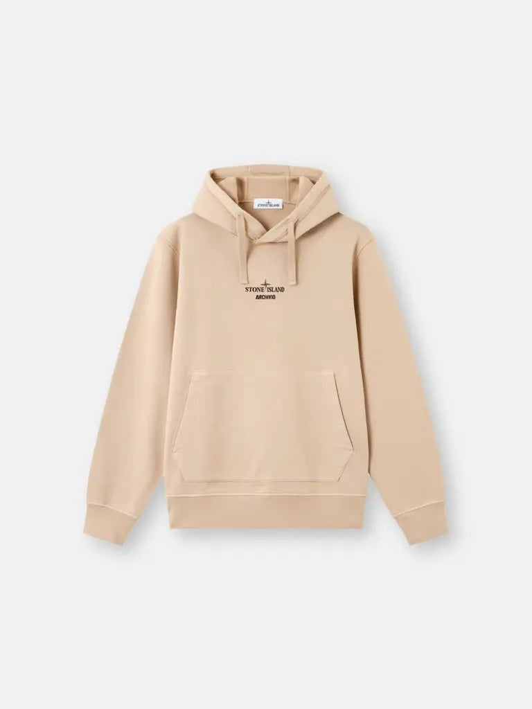 Sweat-shirt coupe regular à capuche avec imprimé « ARCHIVIO » - CALVERO