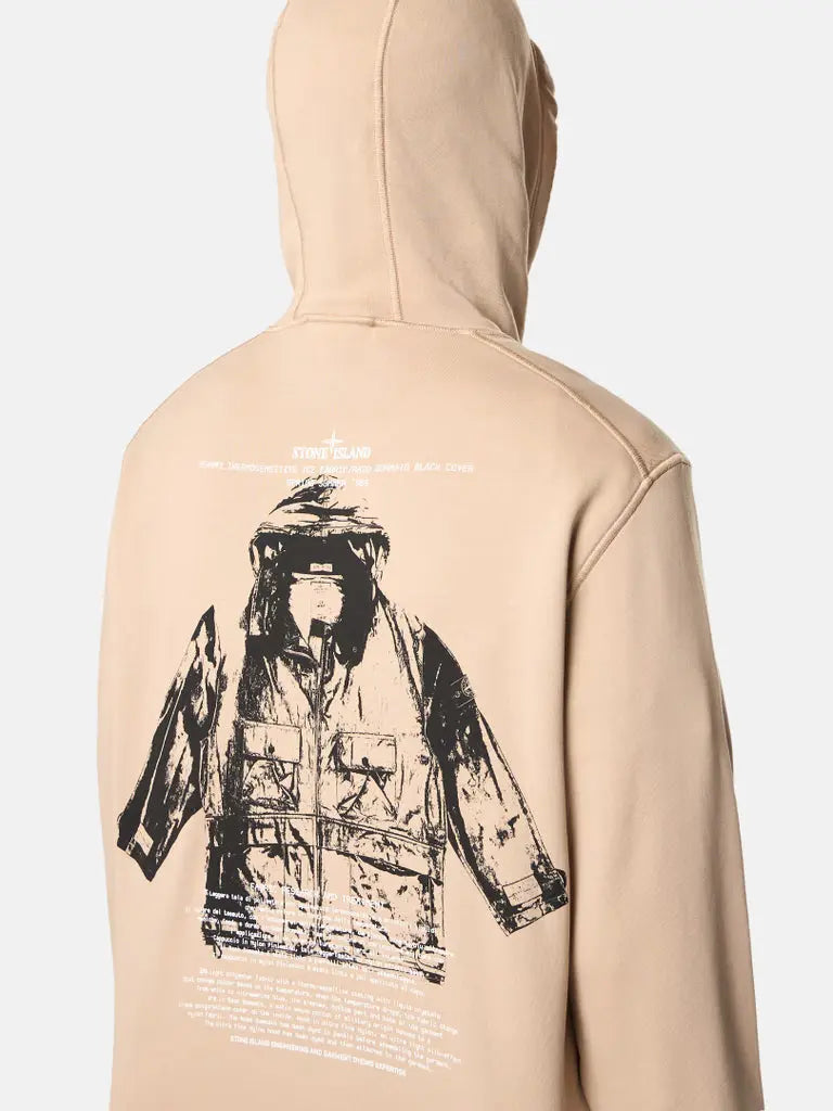 Sweat-shirt coupe regular à capuche avec imprimé « ARCHIVIO » - CALVERO