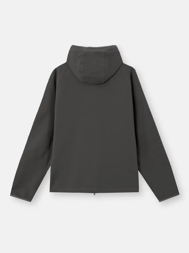 Sweat-shirt zippé à capuche coupe regular à manches raglan - CALVERO