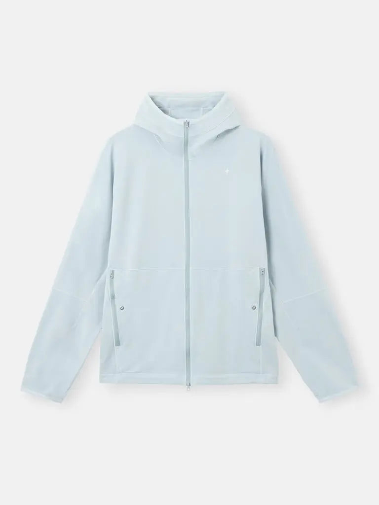 Sweat-shirt zippé à capuche coupe regular à manches raglan - CALVERO