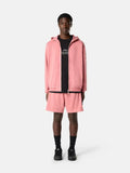 Short de jogging en molleton de coton flammé à effet irrégulier - CALVERO