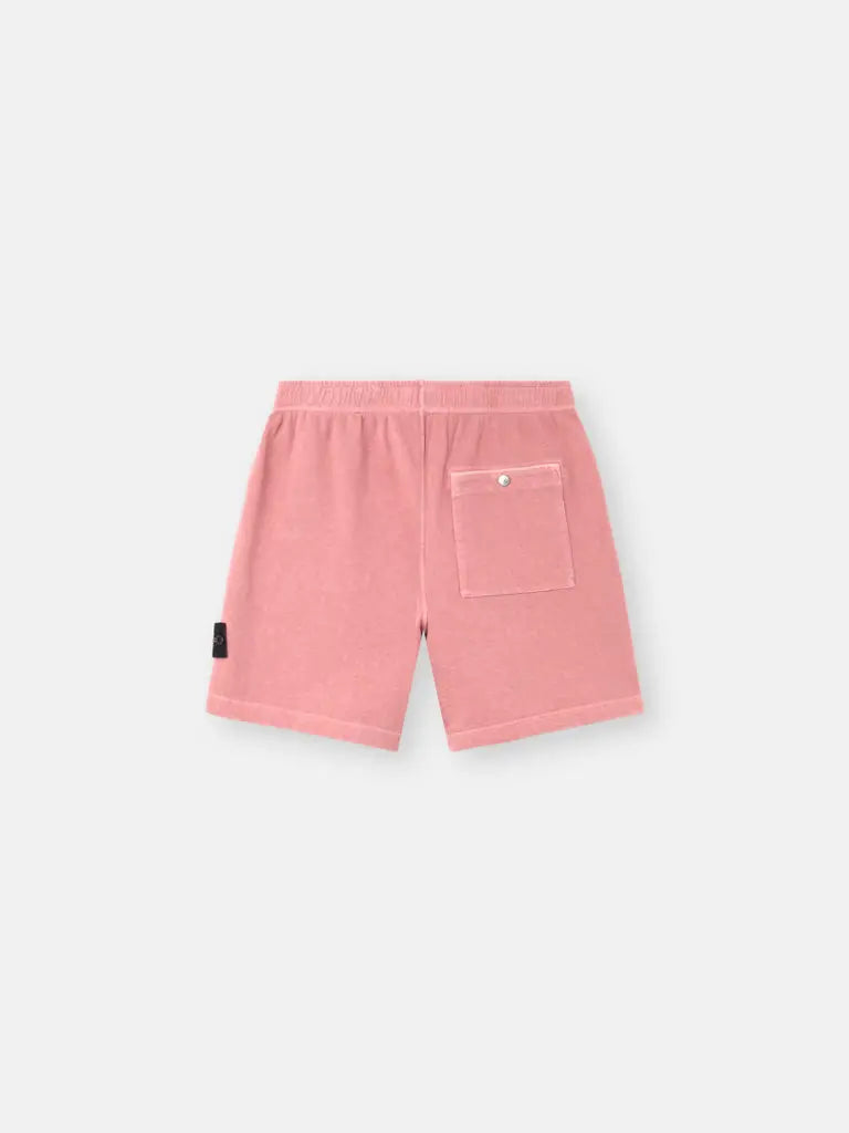 Short de jogging en molleton de coton flammé à effet irrégulier - CALVERO