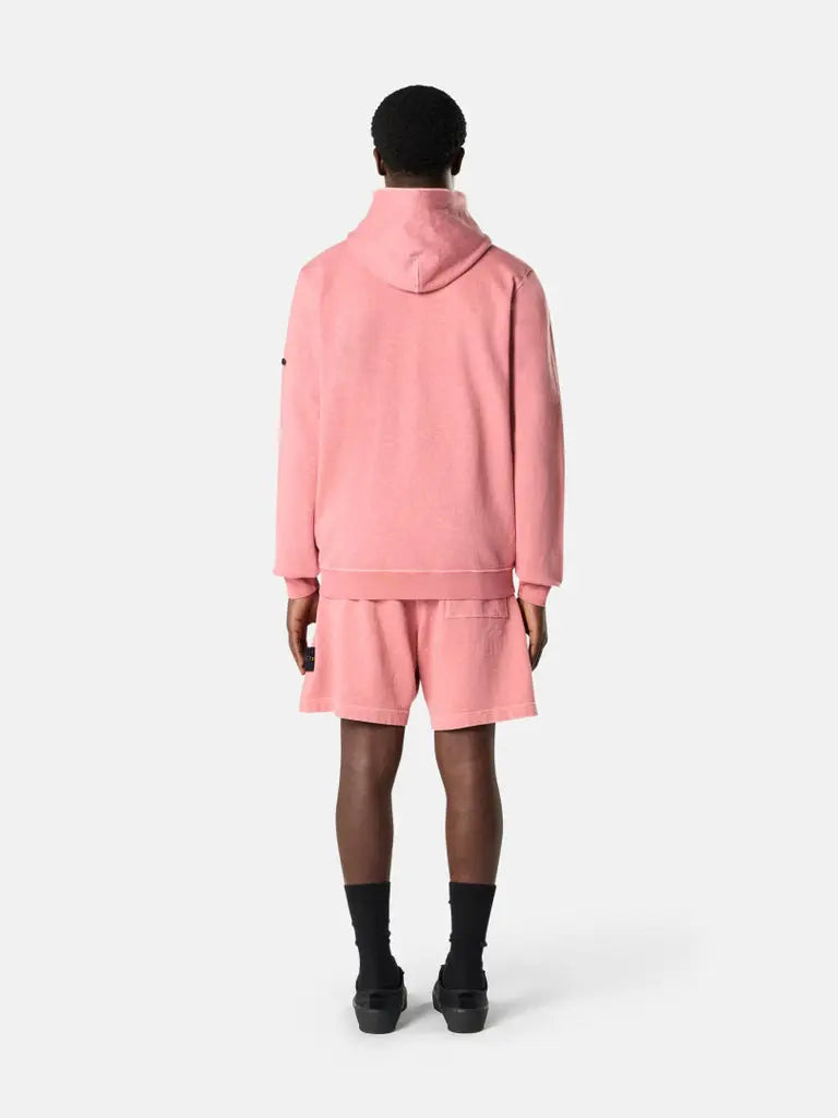 Short de jogging en molleton de coton flammé à effet irrégulier - CALVERO