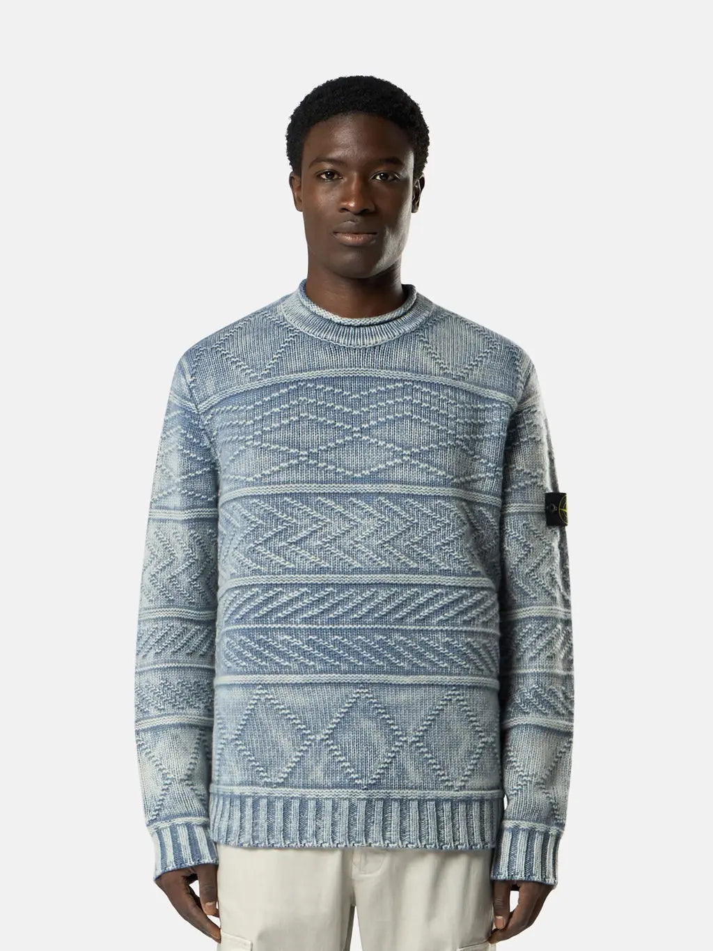 Pull Stone Island à col fluide - CALVERO