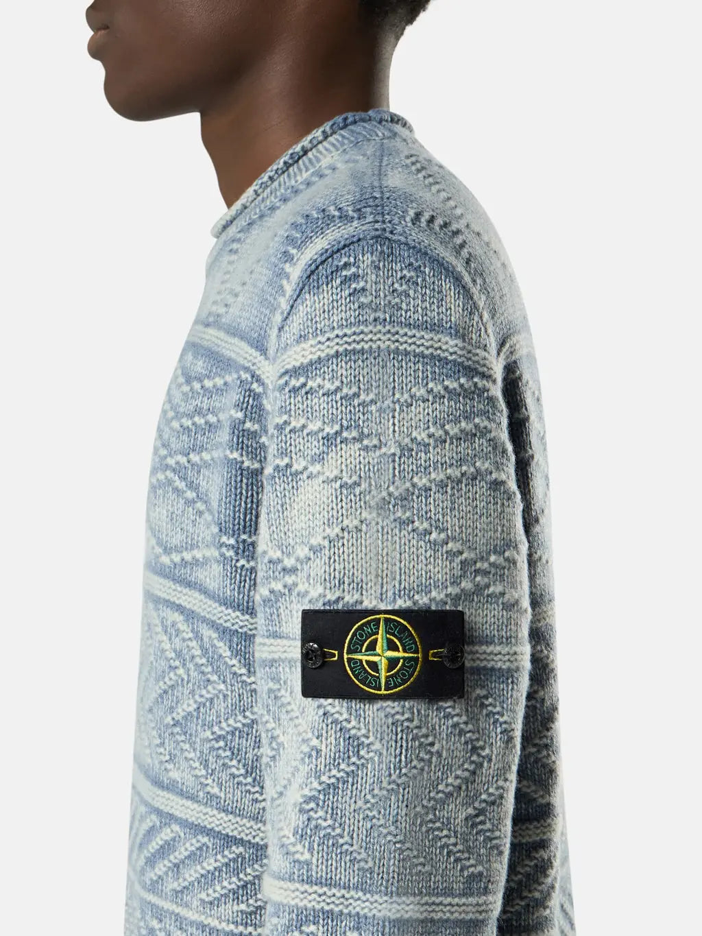 Pull Stone Island à col fluide - CALVERO