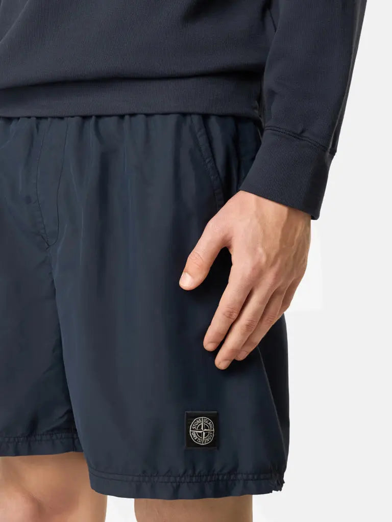 Short de bain mi-long, coupe regular, à poches - CALVERO