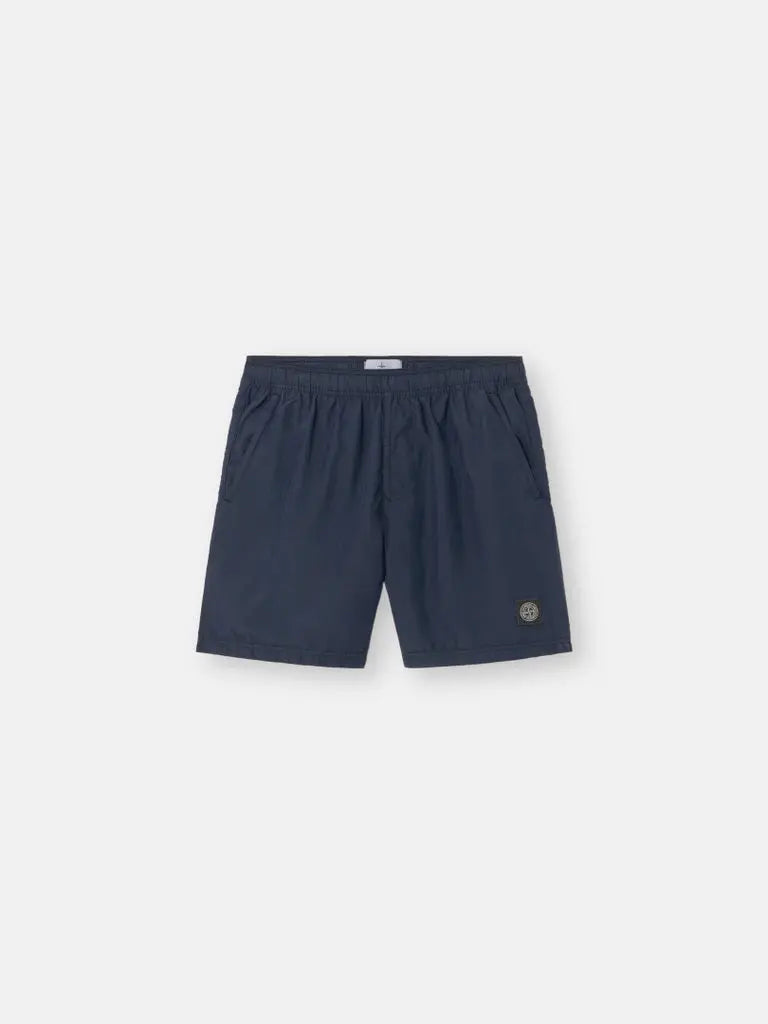 Short de bain mi-long, coupe regular, à poches - CALVERO