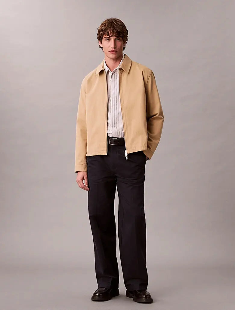 Blouson en coton façonné Calvin Klein