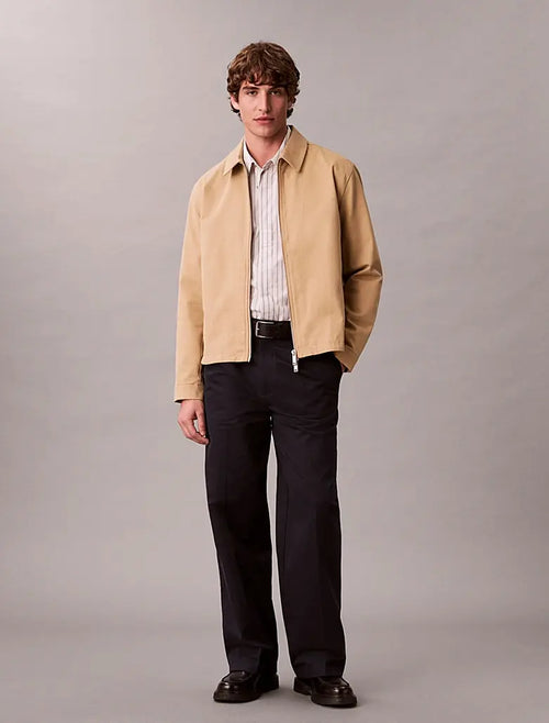 Blouson en coton façonné Calvin Klein