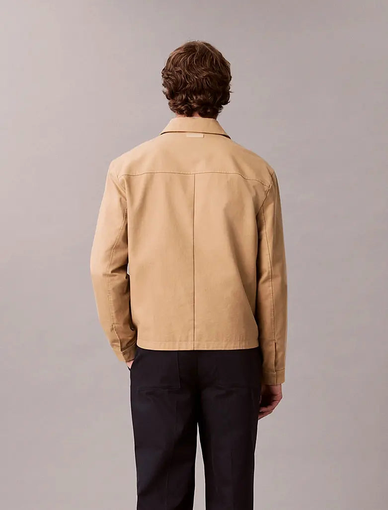 Blouson en coton façonné Calvin Klein