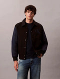 Bomber universitaire en nylon et coton Calvin Klein