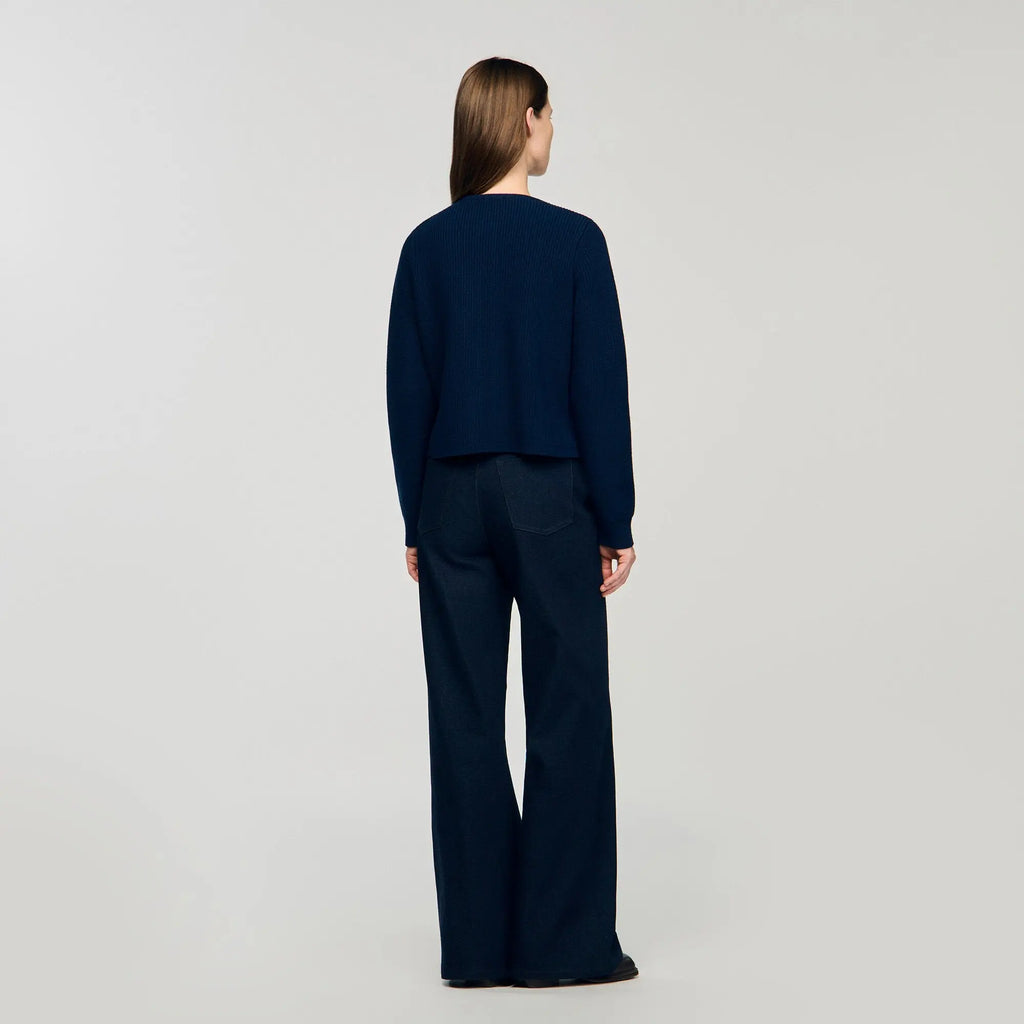 Cardigan à détails denim - CALVERO