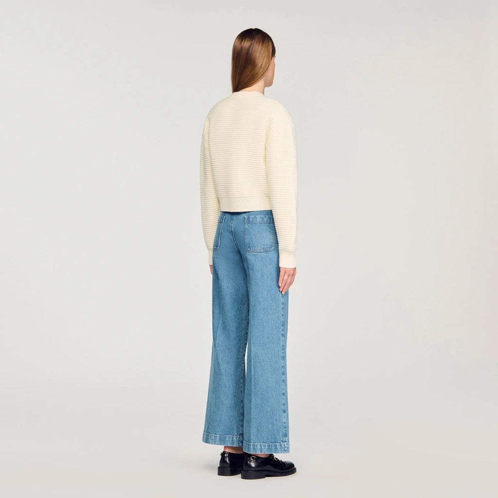 Cardigan en maille texturée - CALVERO