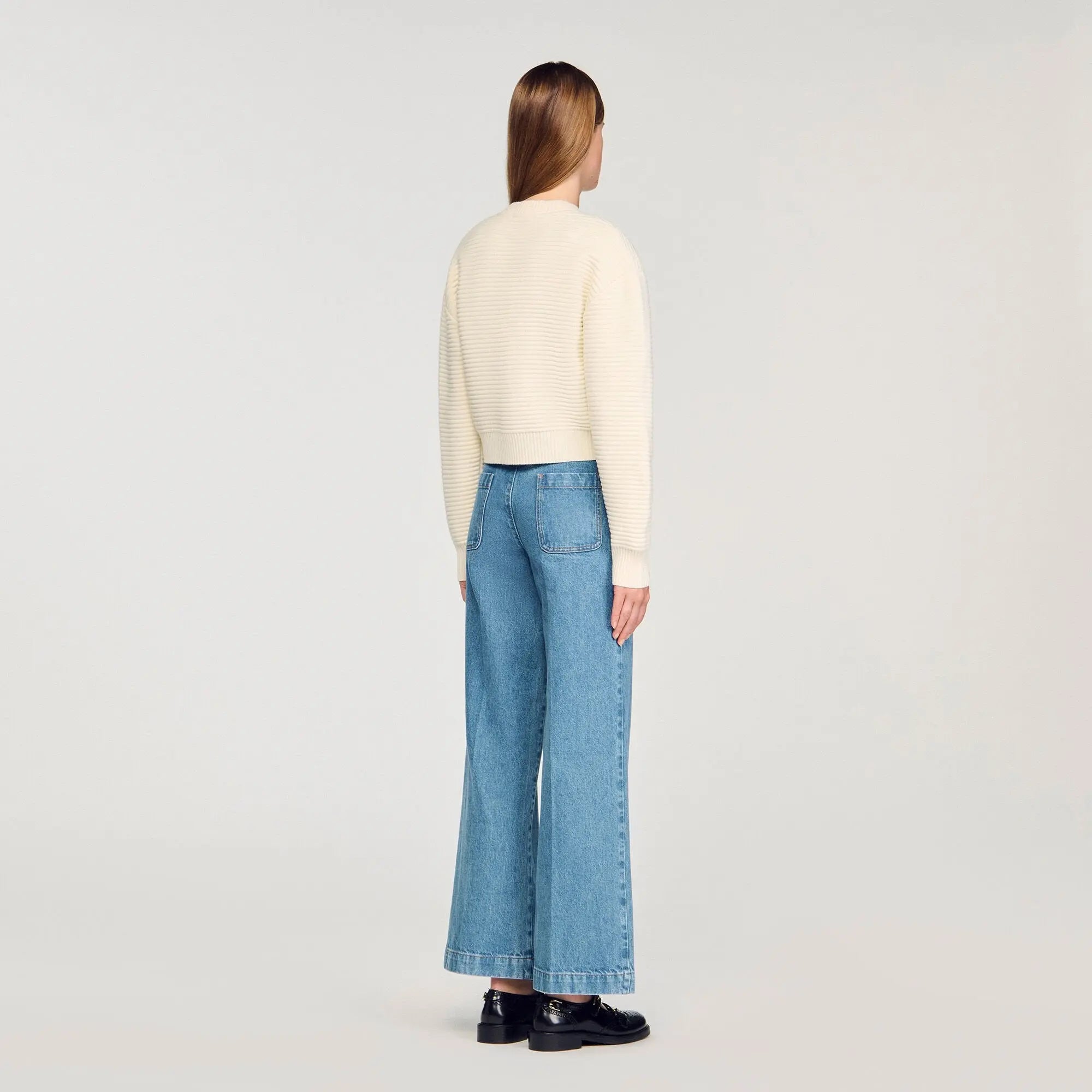 Cardigan en maille texturée - CALVERO