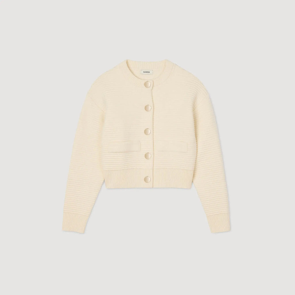 Cardigan en maille texturée - CALVERO