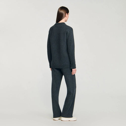Cardigan long à strass - CALVERO