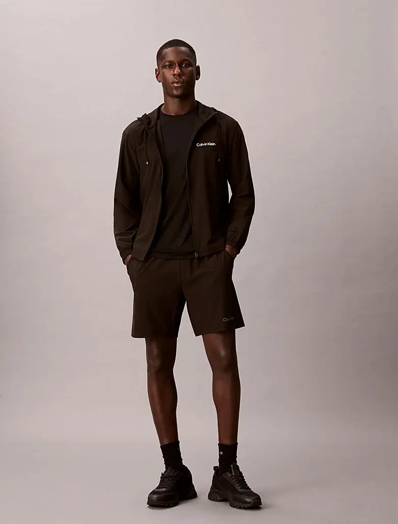 Coupe-vent à capuche déperlant Calvin Klein