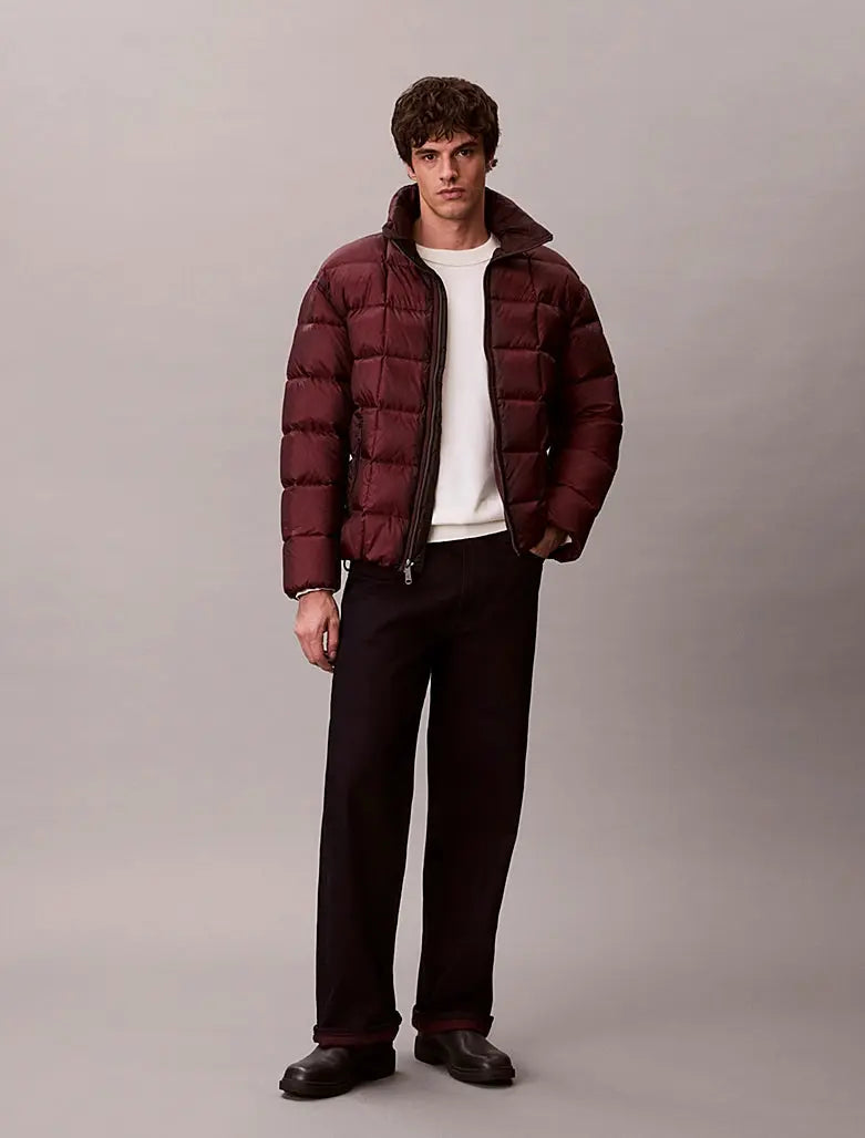 Doudoune à col cheminée en tissu indéchirable Calvin Klein