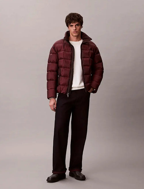 Doudoune à col cheminée en tissu indéchirable Calvin Klein