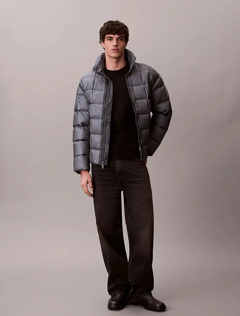 Doudoune à col cheminée en tissu indéchirable Calvin Klein