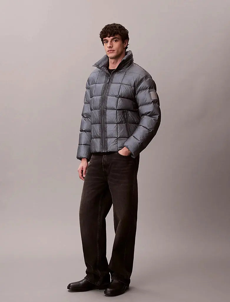 Doudoune à col cheminée en tissu indéchirable Calvin Klein