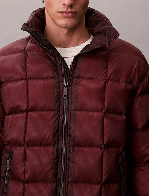 Doudoune à col cheminée en tissu indéchirable Calvin Klein