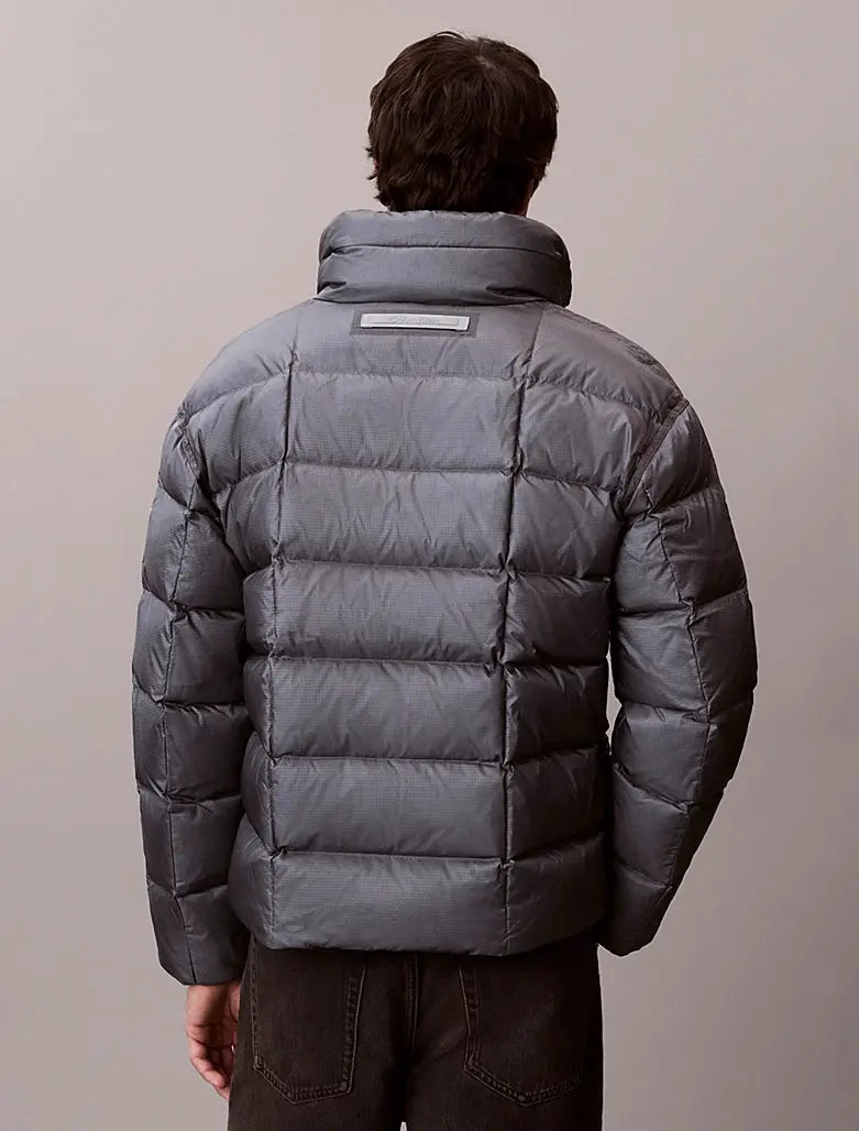 Doudoune à col cheminée en tissu indéchirable Calvin Klein
