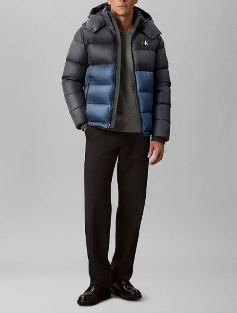 Doudoune color-block en nylon Calvin Klein