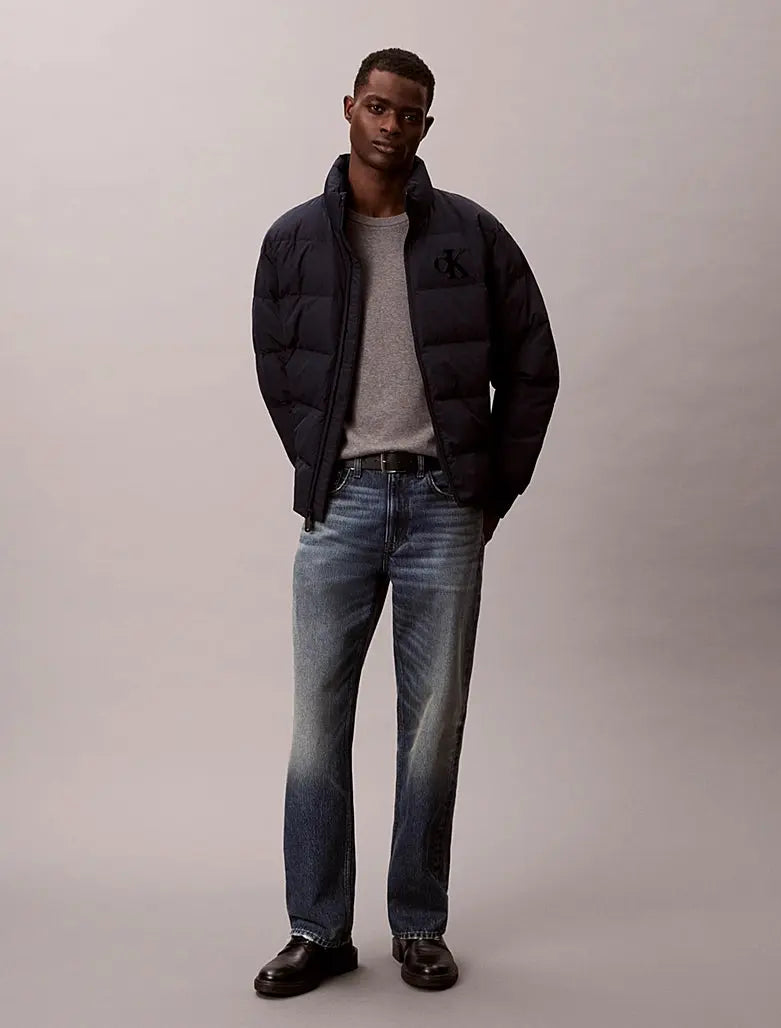 Doudoune en chenille avec monogramme Calvin Klein