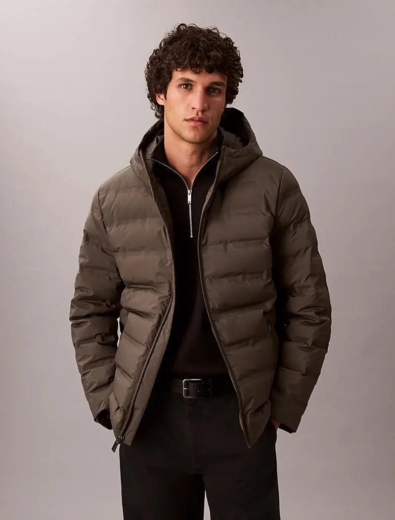 Doudoune matelassée compressible avec logo gaufré Calvin Klein
