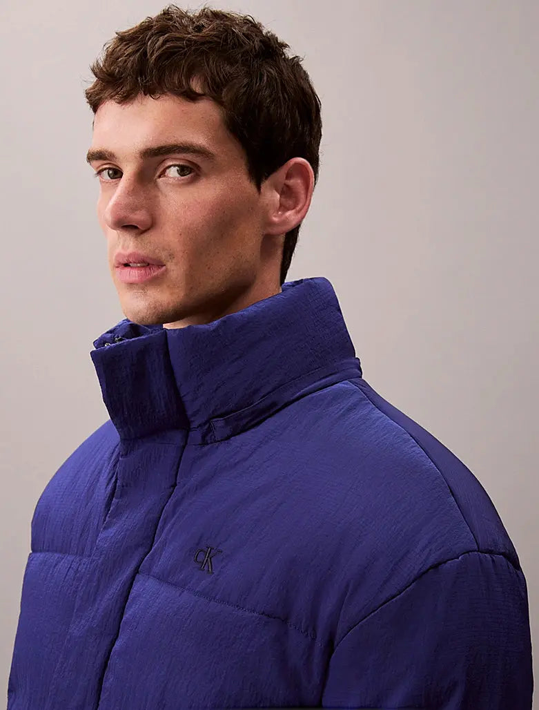 Doudoune oversize avec logo matelassé - CALVERO