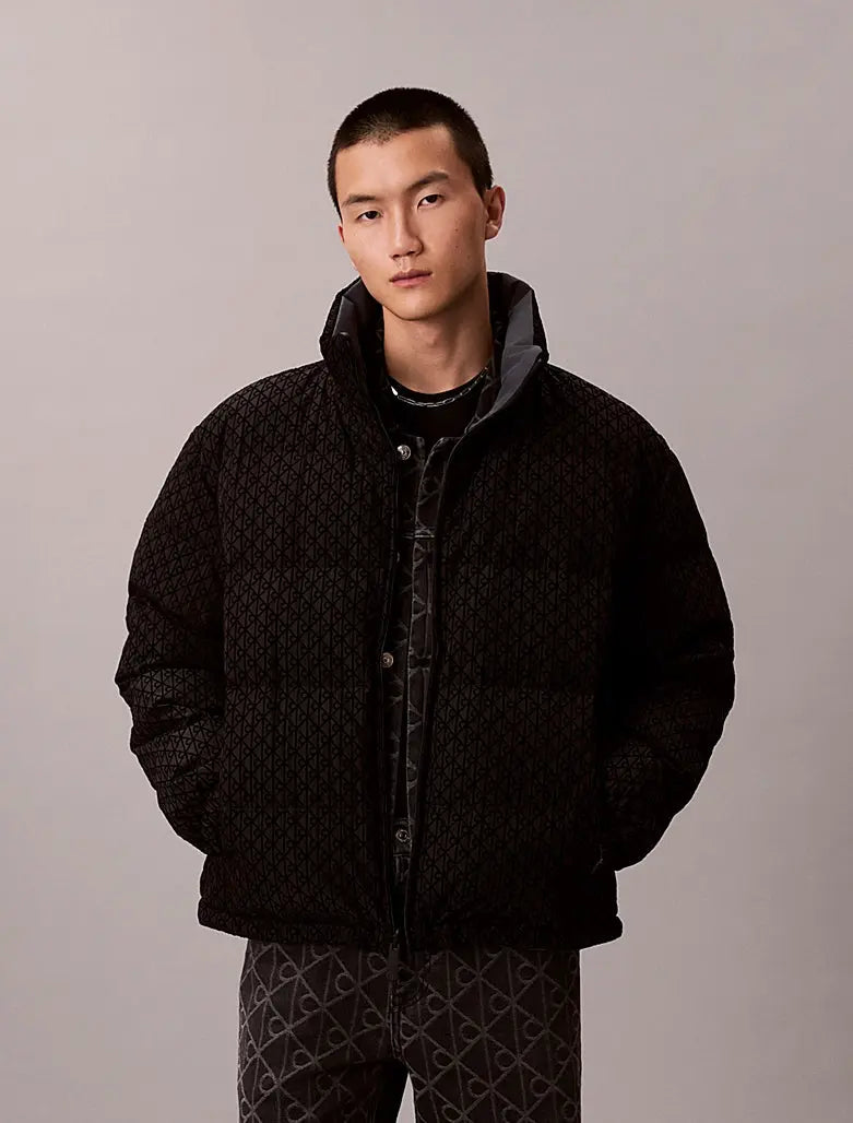 Doudoune réversible avec logo emblématique intégral Calvin Klein