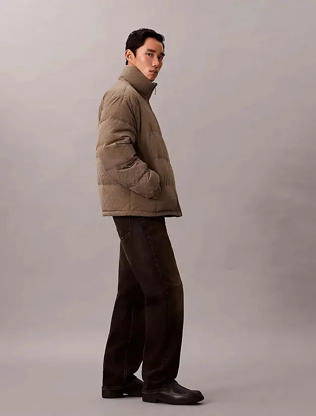 Doudoune réversible avec logo emblématique intégral Calvin Klein