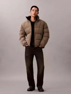 Doudoune réversible avec logo emblématique intégral Calvin Klein