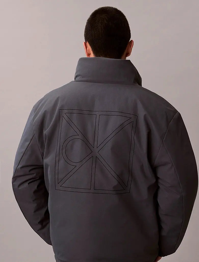 Doudoune réversible avec logo emblématique intégral Calvin Klein